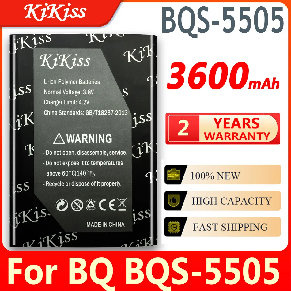 KiKiss BQS-5505 For BQ Amsterdam / BRAVIS A551 Atlas 3600mAh Smart Phone Battery /BRAVIS |