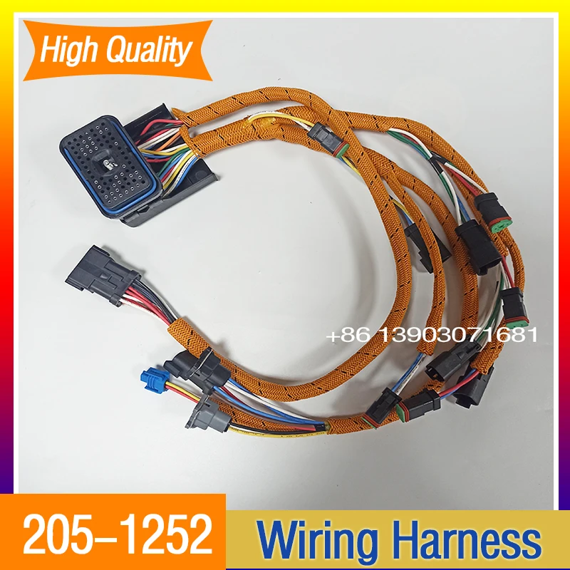 

3126B 3126E Excavator Parts Engine Wiring Harness 205-1252 2051252 for Caterpillar