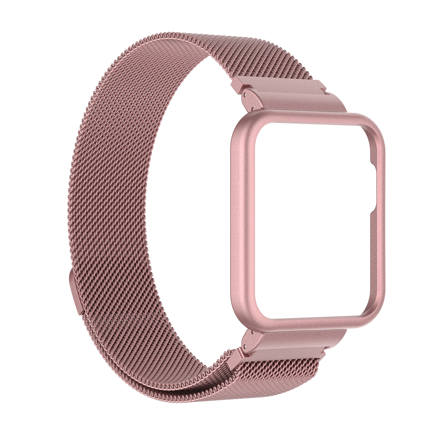 Milanaise-Schlaufe für Xiaomi Mi Watch Lite-Armband, Metall-Magnetband, Redmi Watch 2 Lite/Redmi Watch 1 2/Watch 2 Armband + Hülle – Detail 8