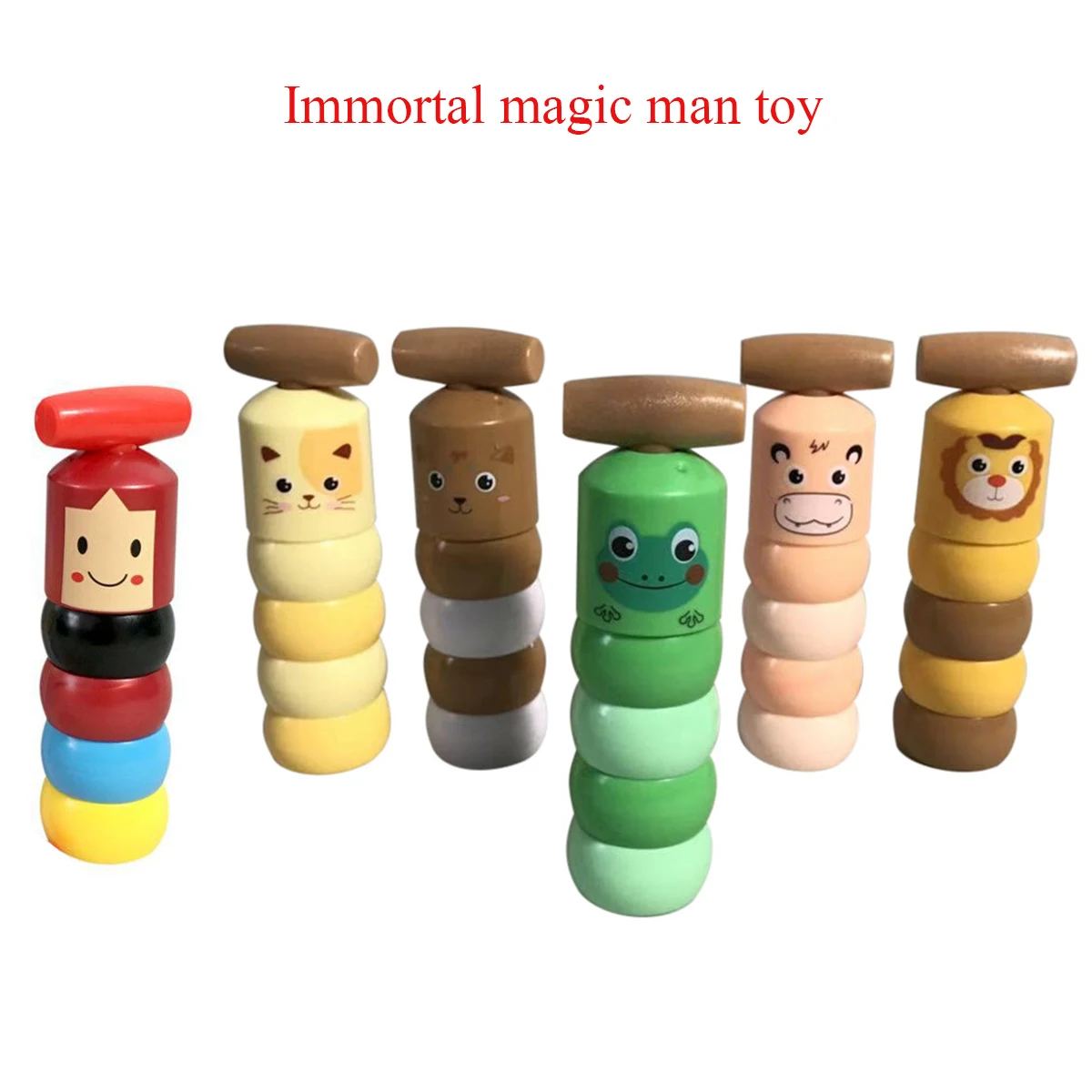 

Immortal Daruma Unbreakable Man Magic Toy Magic Tricks Close Up Stage Magic Props Comedy Mentalism Cartoon Characters Kids Toys