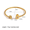 Geometric Simple Luxury Opening Bracelet Fashion Women Trend Jewelry Irregular Unique Wedding Party Gifts Accessories RG413 6