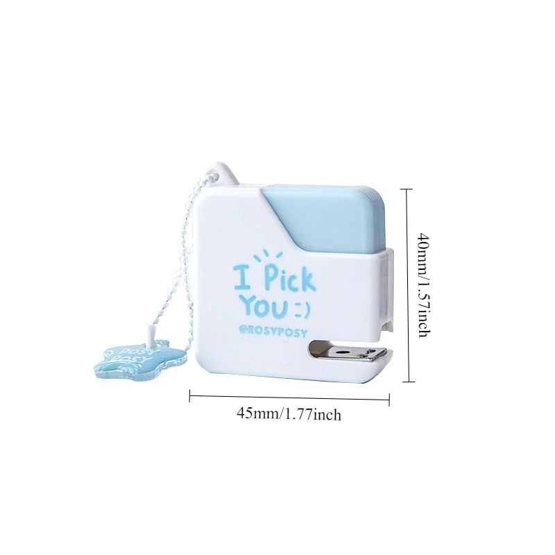 미니 슈가 스테이플러 휴대용 미니 귀여운 10    니들 종이 스테이플러