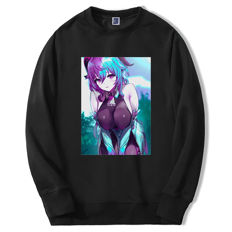 

Anime Game Girl Hutao Hoodies Sweatshirt Genshin Impact Print Sweatshirts Crewneck Loose Hip Hop Sudaderas Moletom