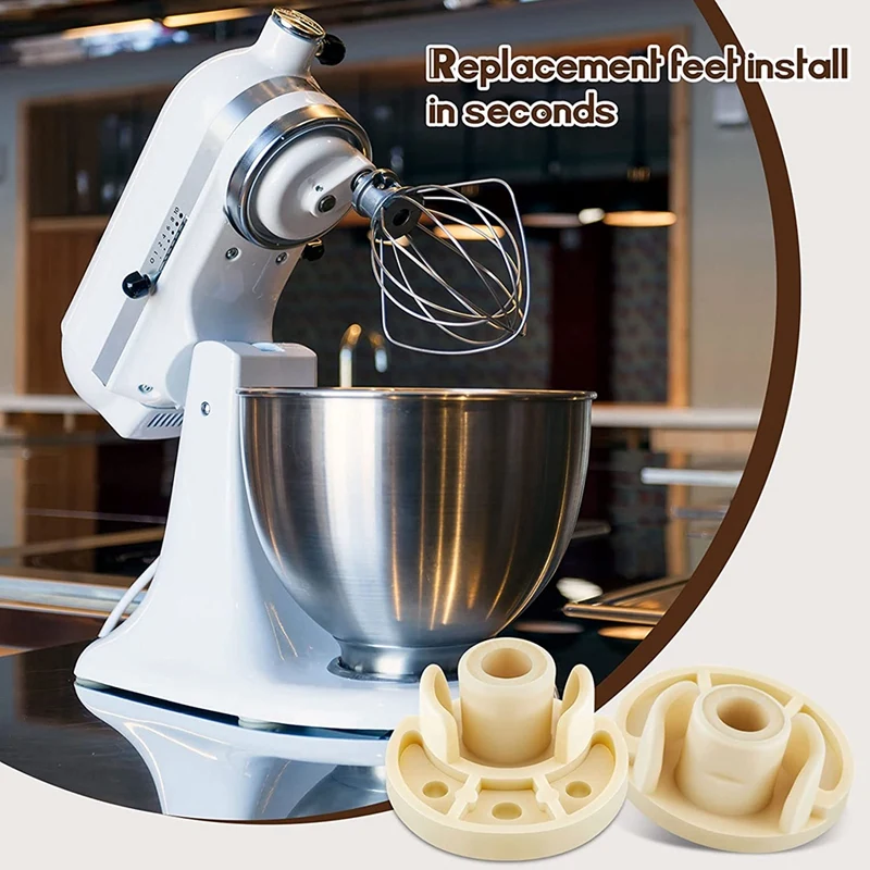 Mixer Accessories 5Pcs Foot Bottom Pad Stand Attachment Replacement Compatible For Kitchenaid 9709707