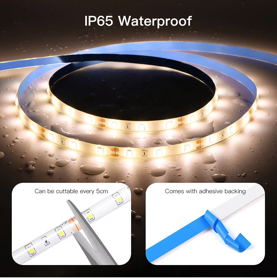 Description Picture 5 of itemTouch Dimmable LED Strip Light 12V Recessed Touch Sensor Dimmer Switch LED Light Tape Bedroom kitchen Cabinet Backlight Lighting