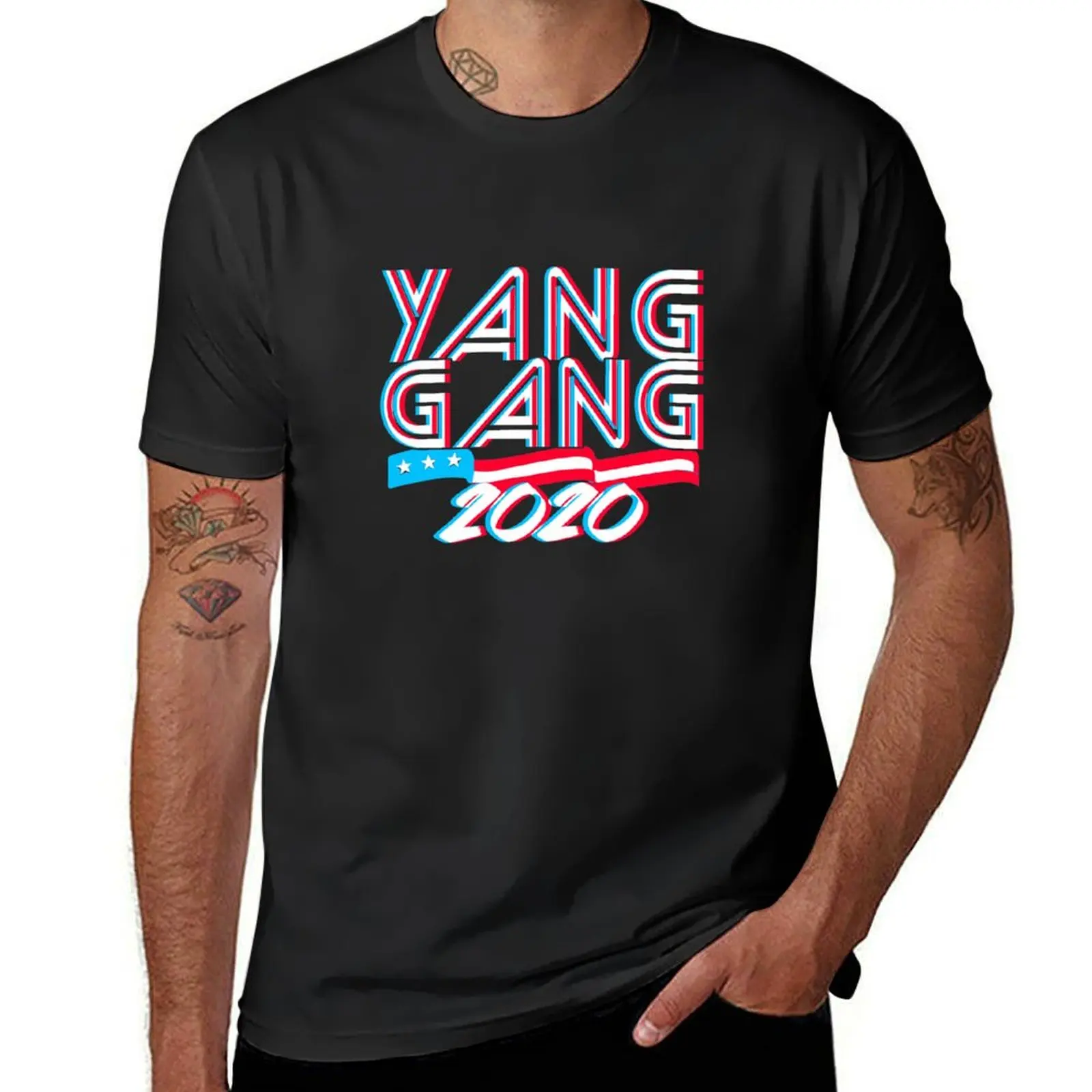 Andrew Yang Gang 2020 T-Shirt Aesthetic clothing tops men clothings