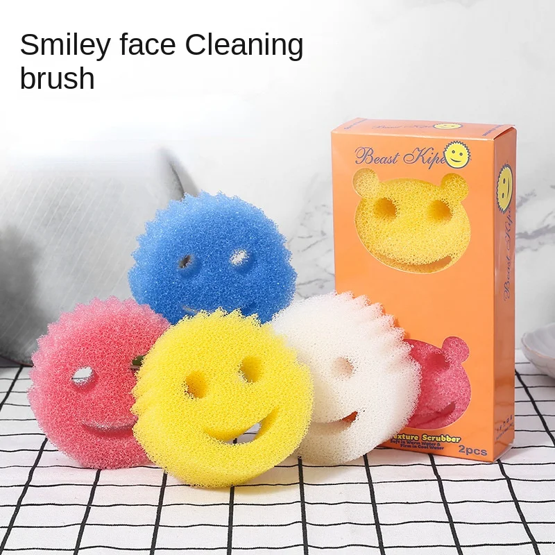Scrub Daddy Smile Face Sponge for Scratch-Free Dish Cleaning