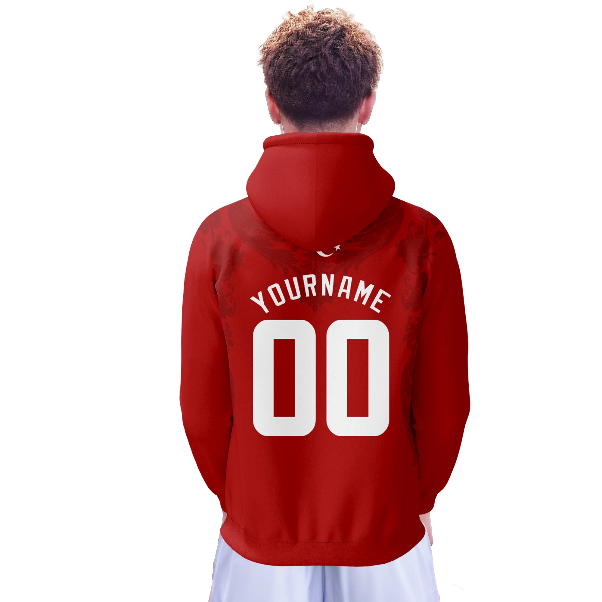 Turkey Basketball Hoodie 3D Print Name Number T&uuml;rkiye Pullover Sweatshirts Men Women Youth Tracksuit Fan Gifts S-5XL
