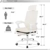 Home Office Desk and Chair Set, Home Office Furniture Sets, Computer Desk with Drawers & Shelves, Ergonomic Office Chair 6