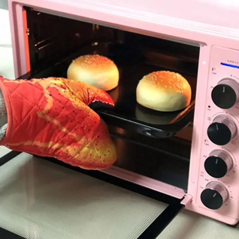 

Утолщенные хлопковые перчатки для выпечки, перчатки для приготовления пищи в микроволновой печи, высокотемпературные перчатки, кухонные инструменты, шт.