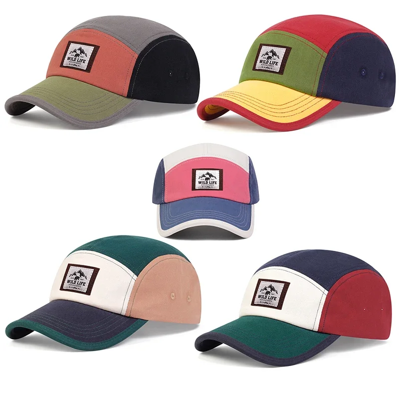 

Новинка 2024, стильная шапка с маркировкой Wild Life, 5 панелей, женская модная повседневная Уличная спортивная шапка, винтажная бейсболка в стиле хип-хоп