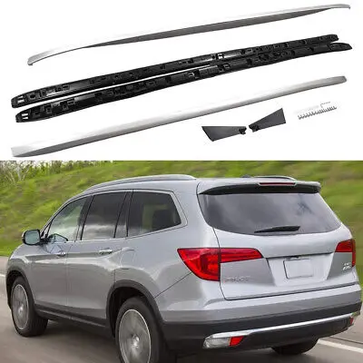 

2pcs Fit for Honda Pilot 2016-2022 roof rails Roof Rack Side Rail Bars Silver