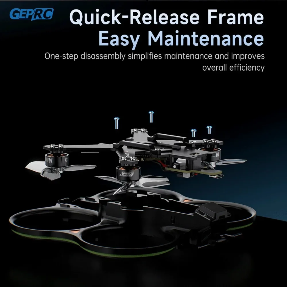 GEPRC Cinebot25 V2 DJI O4 Pro Drone FPV Cinewhoop 2,5 tommer