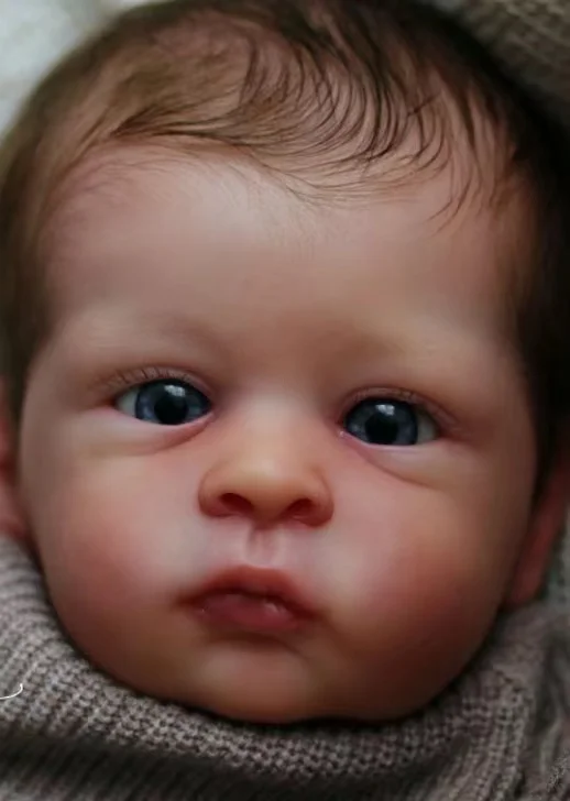 Oskar Olga Auer 블랭크 키트, 실제 같은 소프트 터치, COA 포함, 21 인치 한정판, Bebe Reborn
