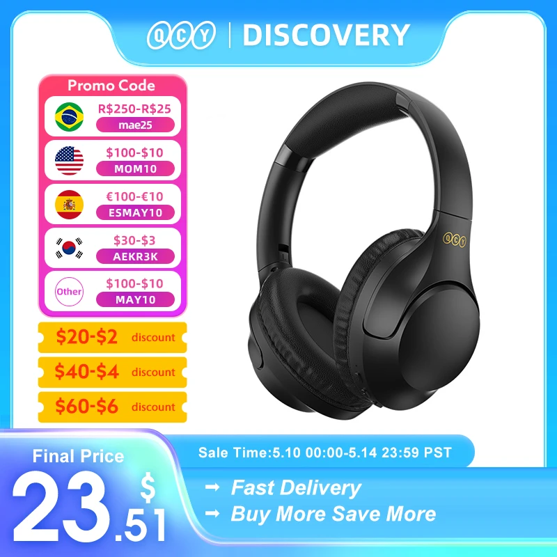 19 Bluetooth Headphones | Headphones Qcy 2 | Qcy 8 Headphones - Earphones & Headphones - Aliexpress