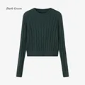 Green knitted Tops