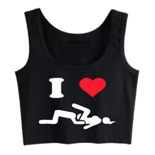 

Durable superior sport harvest charm I love custom female kawaii sushi tops