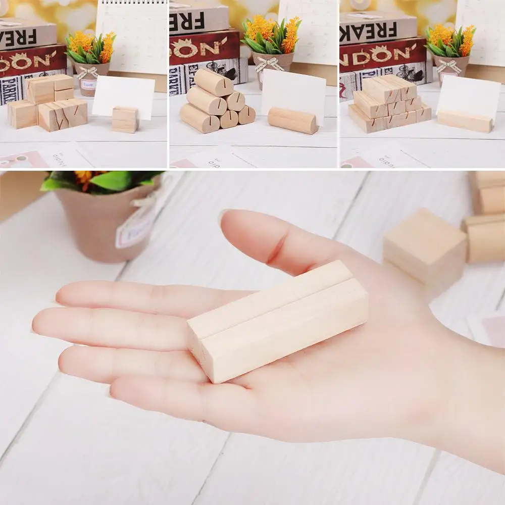 

Держатель для номеров в стиле ретро, свадебные принадлежности из натурального дерева круглой формы, зажимы для карточек, подставка, фотографические зажимы, рамка для картины