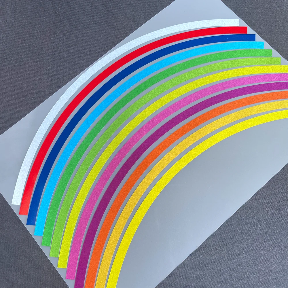 Reflective Stickers Thick Edge Stripe for Suzuki Gsxr1000 Motorcycle Rim Modification Mark,reflective stickers,motorcycle stickers,vinyl stickers,wheel hub stickers,custom stickers,motorcycle accessories