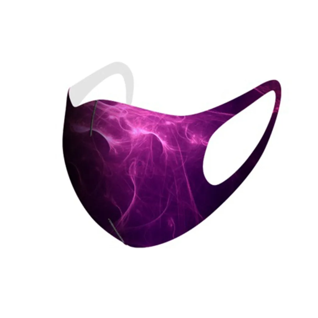 Reusable Colorful Fabric Face Stylish Fashionable Neutral Washable Mask Outdoor Dust-Proof Face Protective Mask Reusable face mask