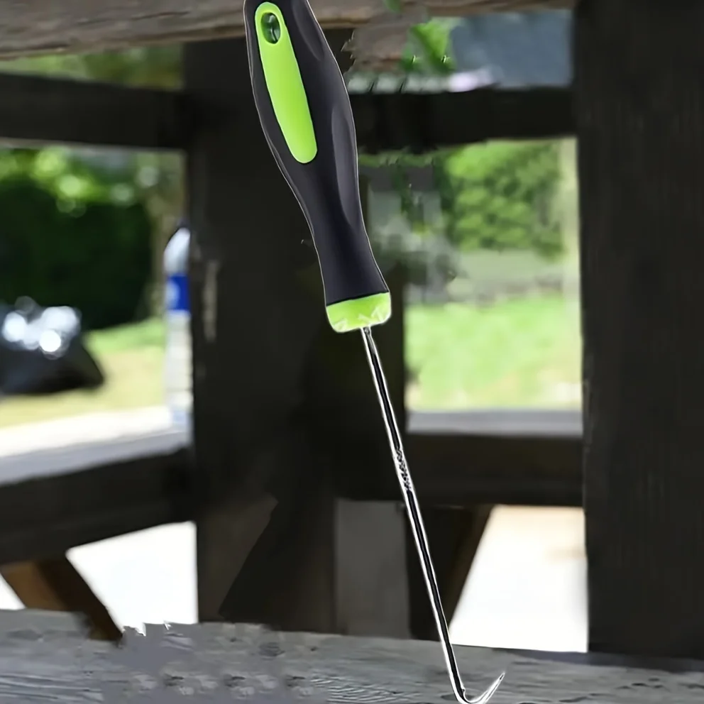 U-Shaped Ground Nail Remover Hook for Garden Cracks and Paving Gaps-Metal Material ground nail remover