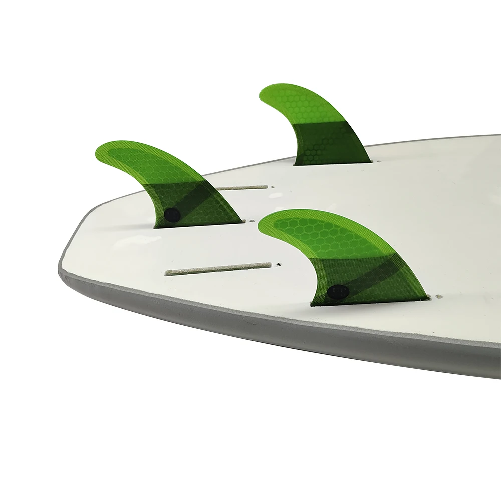 UPSURF FUTURE Green FINS G3/G5/G7/AM2/GAM Surfboard Fins For Surf Accessories Thruster Quillas Surf Fins For Funboard Tri Fin 3