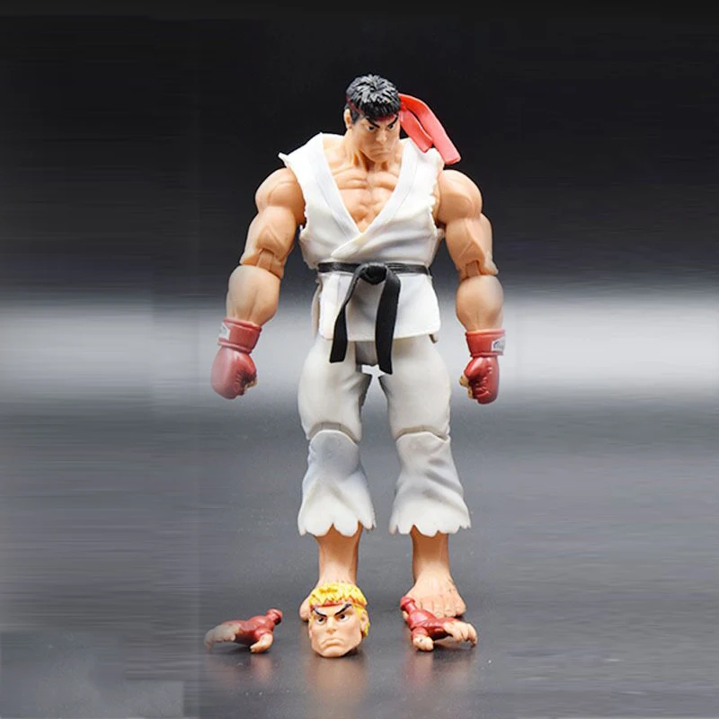 NECA Ken Ryu figura Chun Li Hoshi Akuma Chunli Gouki Guile figura de acción juguete muñeca regalo decoración móvil regalos de cumpleaños