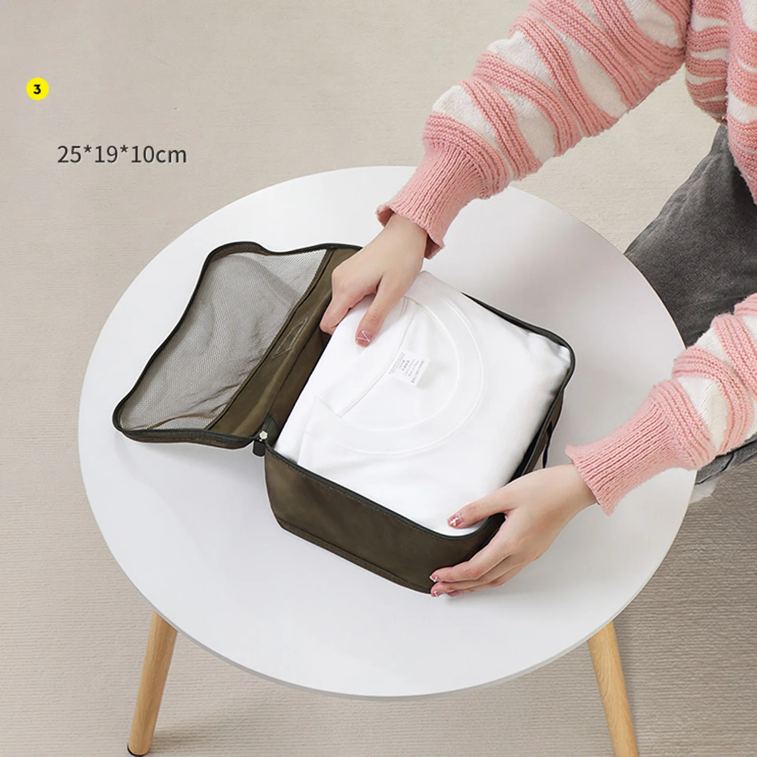7-Piece Lightweight Travel Packing Cube and Organizer Set