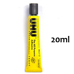 UHU Premium German Super Glue - High Durability, Versatile Adhesive for Textiles, Porcelain, Metal, and Rubber (20ml)