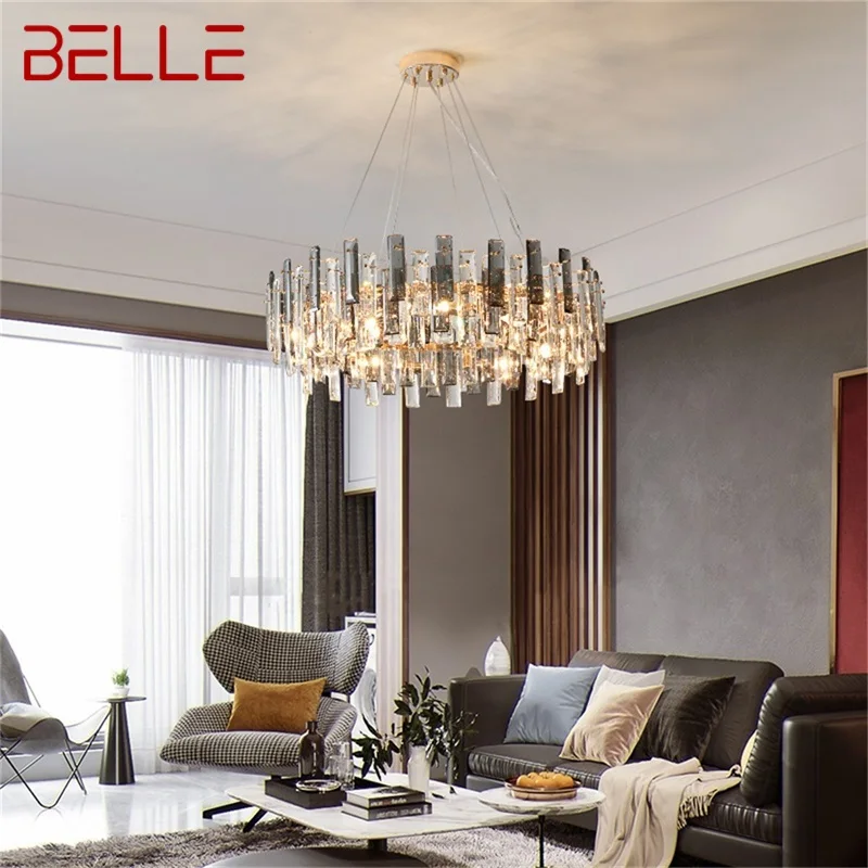 

BELLE Pendant Lights Postmodern Luxury Round LED Lamp Fixture For Home Decoration Living Room