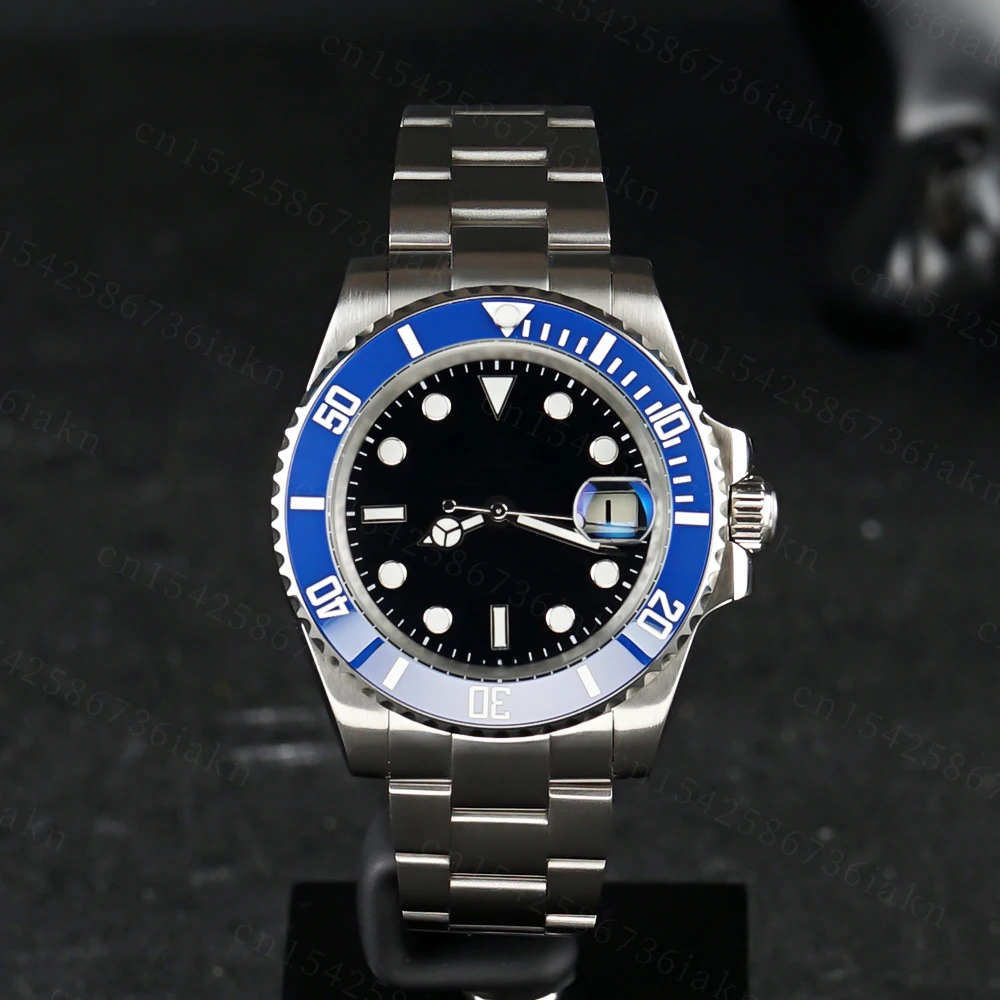 2022 Fashion New 40mm Men's Leisure Sports Sapphire Mirror Stainless Steel Material Waterproof Automatic Mechanical Watch