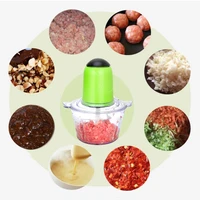 Food Processor with Glass Bowl Powerful Motor and 4 Sharps  Great for Chopping  and   Grinder Tool 2