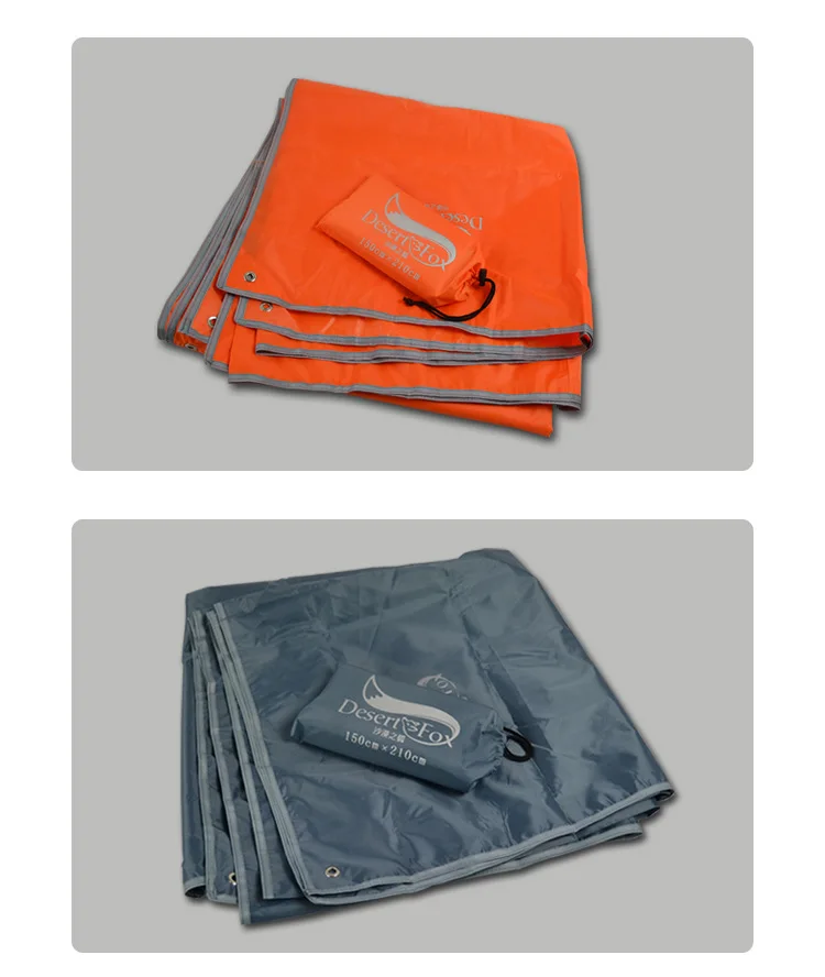 Description Picture 6 of itemDesert Fox Thickened Oxford Cloth Floor Mat Canopy Tent Floor Mat Camping Mat Crawling Mat Floor Mat