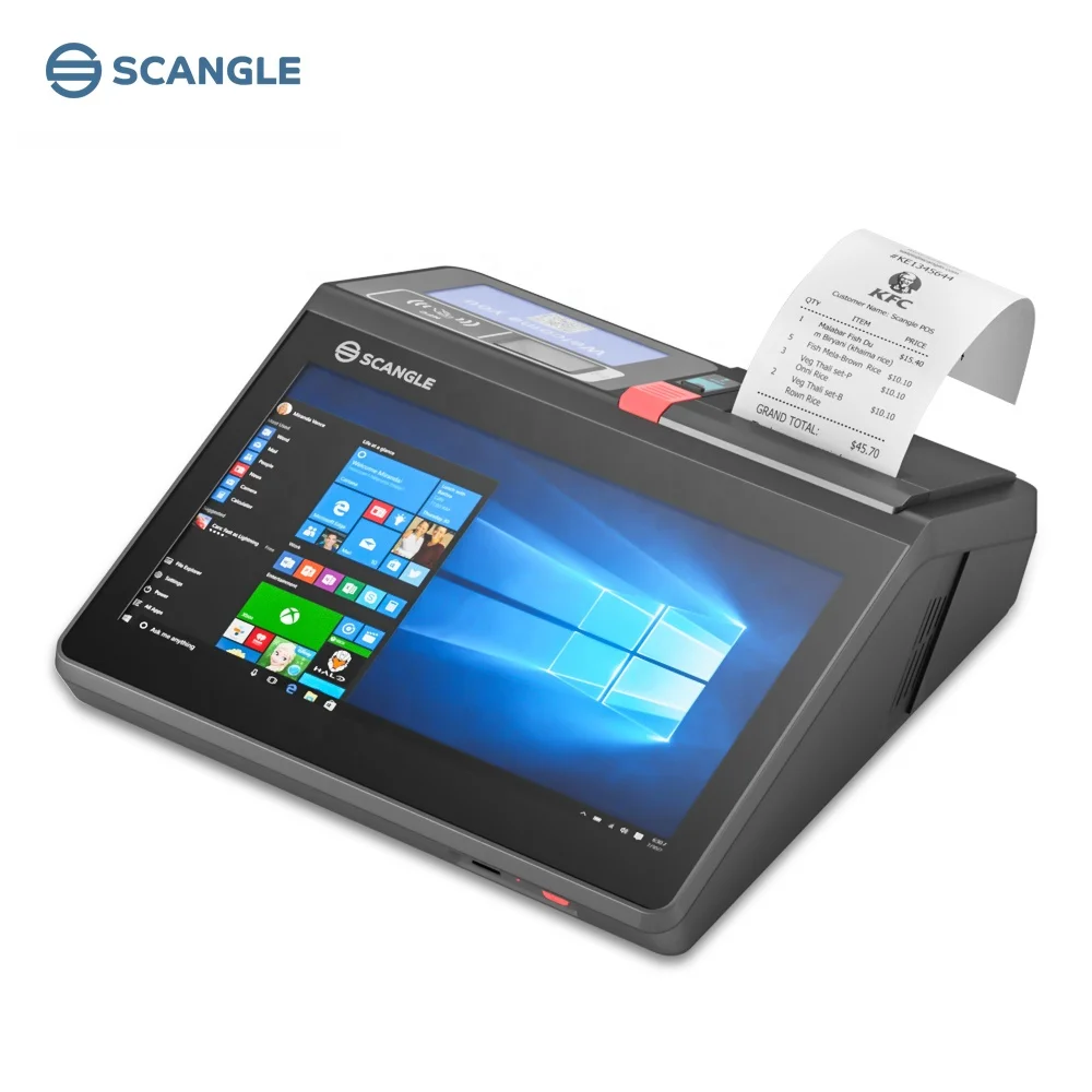 

Scangle new model SGT-116 POS systems/POS Machine with 80 printer for Restaurant