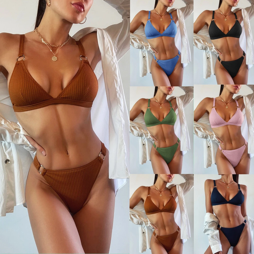 crucero Cubo Subir Conjunto de Bikini con Tanga para mujer, Mini Colaless sin traje de baño,  Sexy, ropa de playa, 2021|Conjunto de bikini| - AliExpress