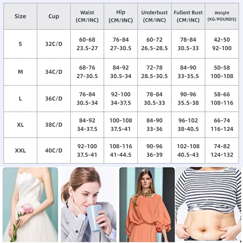 AfruliA Bodysuits Full Slips Shapewear Straight Tube Control Slip Body Shaper Under Dresses Underwire Cup Padded Bra Underskirts