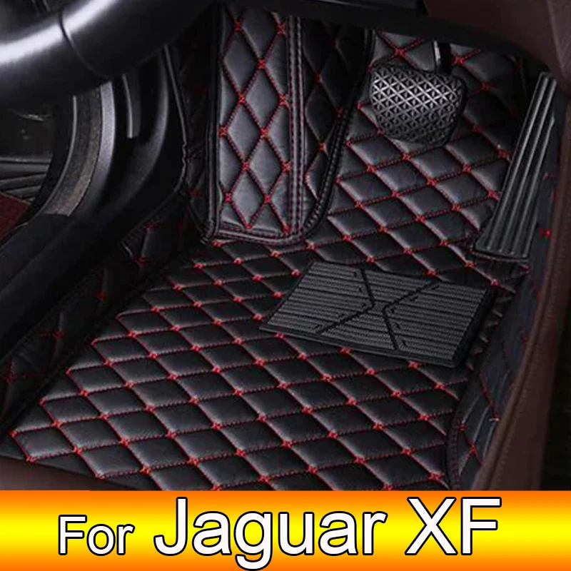 

Car floor mats for Jaguar XF Sedan 2016 2017 2018 Custom auto foot Pads automobile carpet cover