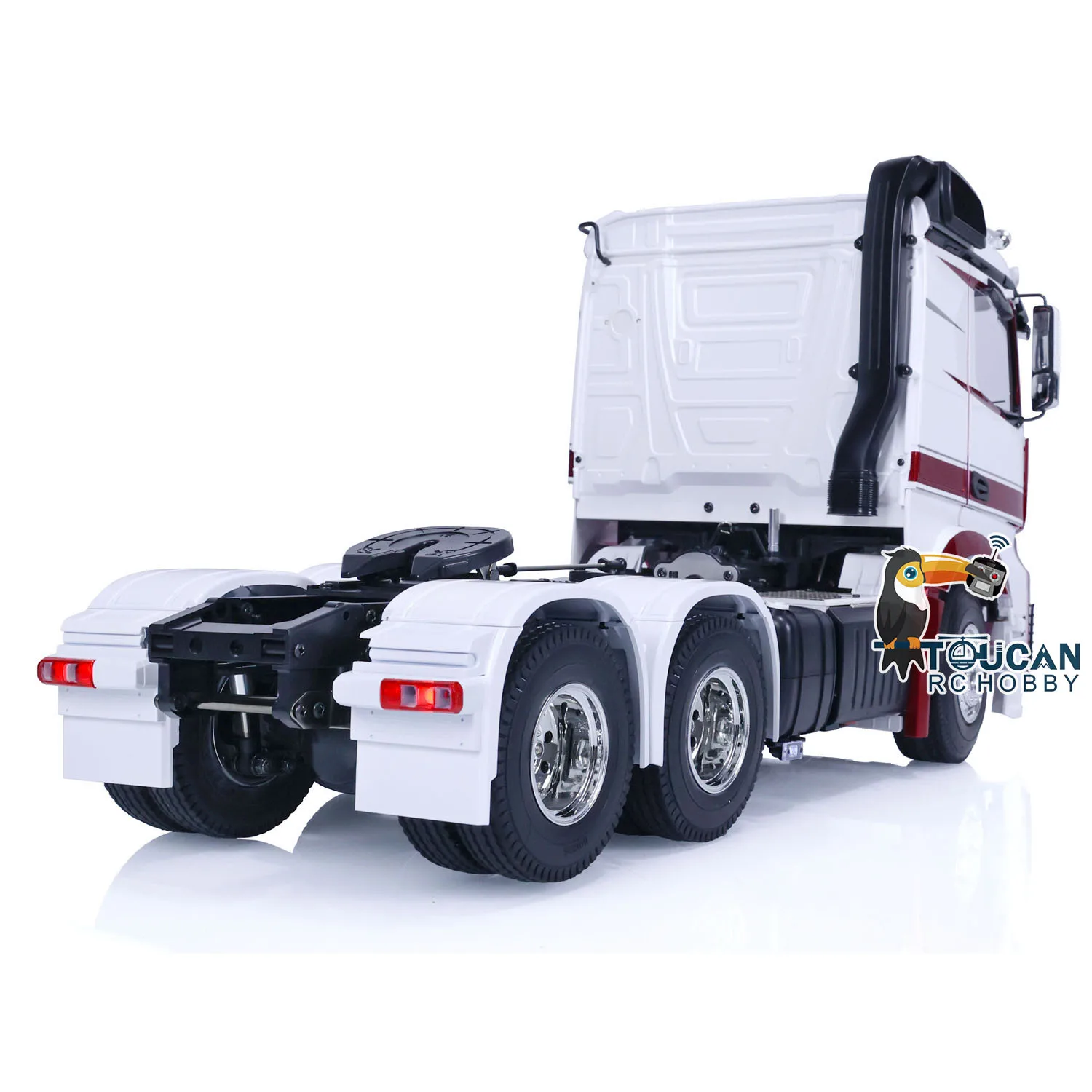 1/14 RC Tractor Truck RTR 6x4 Remote Control Car 3363 Painted Assembled Model Opened Doors Light Sound Toy TOUCAN HOBBY THZH1645 2