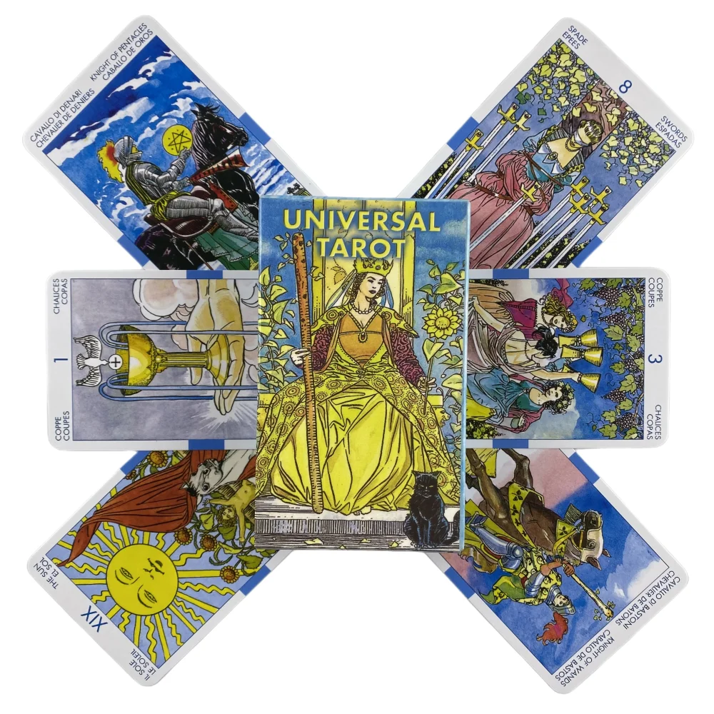Universal Rider Tarot Cards A 78 Deck Oracle English Visions Divination Edition Borad Playing Games 2