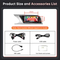 Écran tactile multimédia pour voiture Linux avec CarPlay sans fil pour Audi A4 2009-2015 avec fonction Android Auto Airplay Mirror Link 6