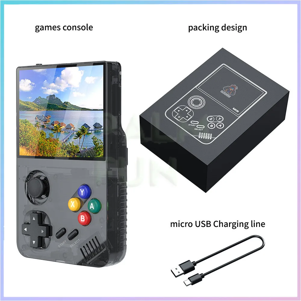 中華ゲーム機　m19 Amazon | SAMIQU M19レトロハンドヘルドゲームコンソール HD 3.5