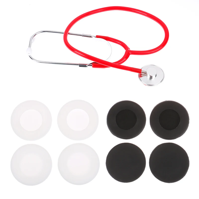 Description Picture 3 of item4Pcs Disposable Silicone Stethoscope Cover Head Diaphragm Protector Replacement Parts Accessories 6 Color Sleeve Covers