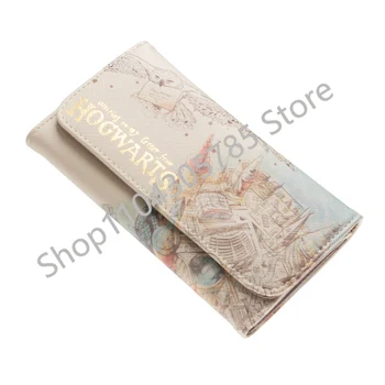 Portafoglio Mago Fantasia Figurine Portamonete Portamonete Portacarte Portafogli Cosplay femminile Borsa per soldi Portamonete in pelle PU