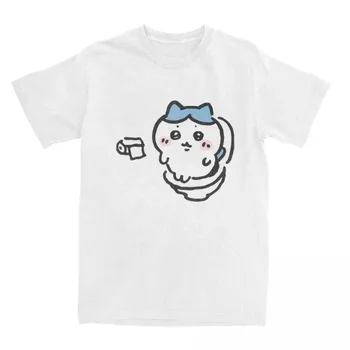 Chikawa Toilet Time T-shirts Women's Round Neck short-sleeved Summer Comfortable Popular Unisex oversized Casual Loose Tops 1