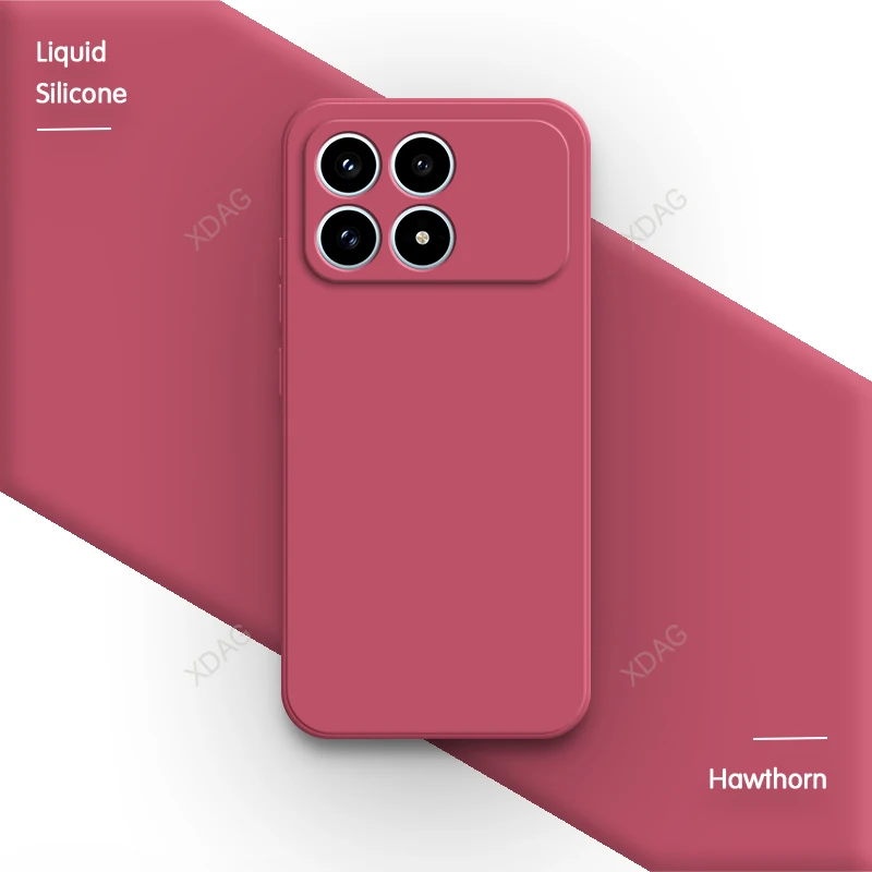 Premium Silicone Phone Case with Soft Internal Flocking - High-Quality Protective Back Cover