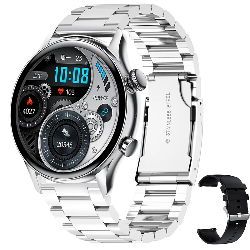 2022 New AMOLED Screen NFC Smart Watch Women Always display the time Bluetooth Call IP68 Waterproof Smartwatch For Huawei Xiaomi 