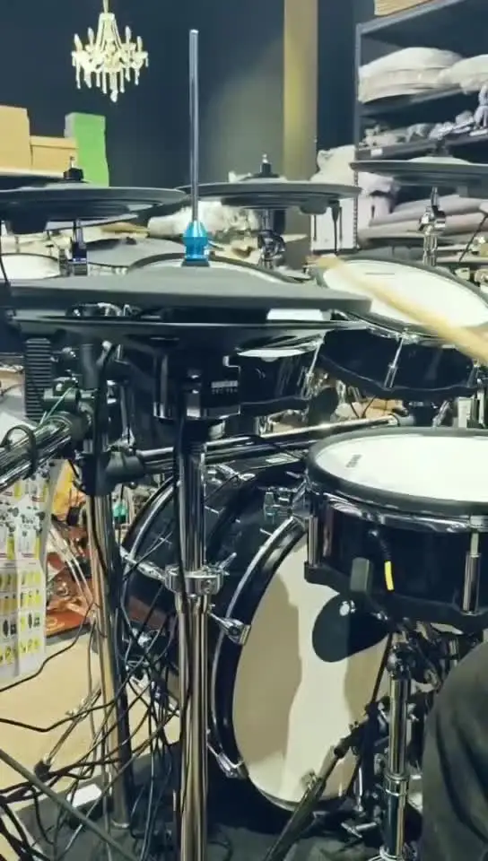 ローランドと互換性のある電子ハイハット、VH-12およびTD-20用TD-12