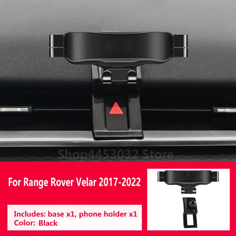 Car phone holder for Land Rover Range Rover Velar-gravity navigation special bracket rotatable support accessories