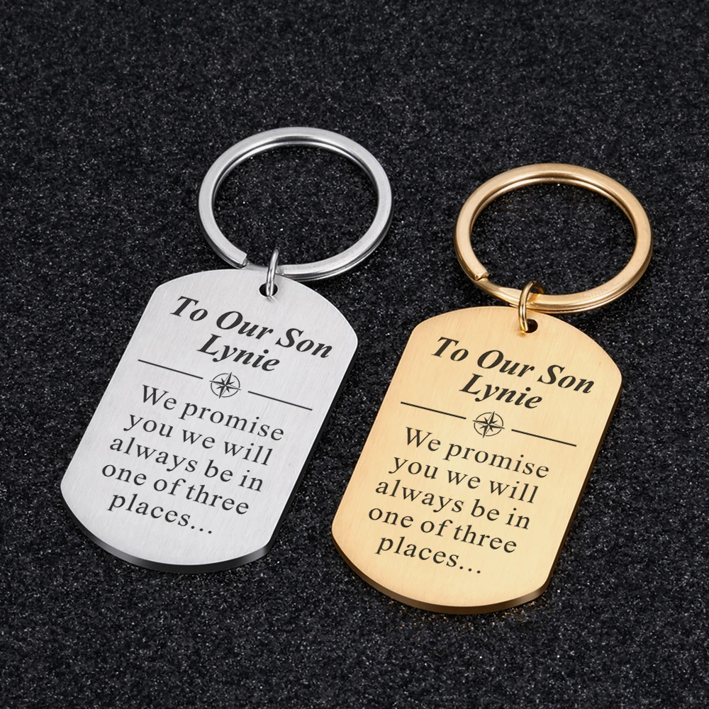 

Personalized Keychain Parents To Son Birthday Gift Custom Keychains Father And Mother For Boys Son Kids Souvenir Gifts Keyring