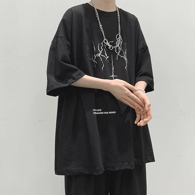 

Summer Men's T-shirt Street Style Oversized Pure Cotton Tops Valorant Short Sleeve Tee The Weeknd Berserk Men Graphic T Shirts